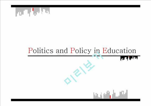 Politics and Policy in Education   (1 )